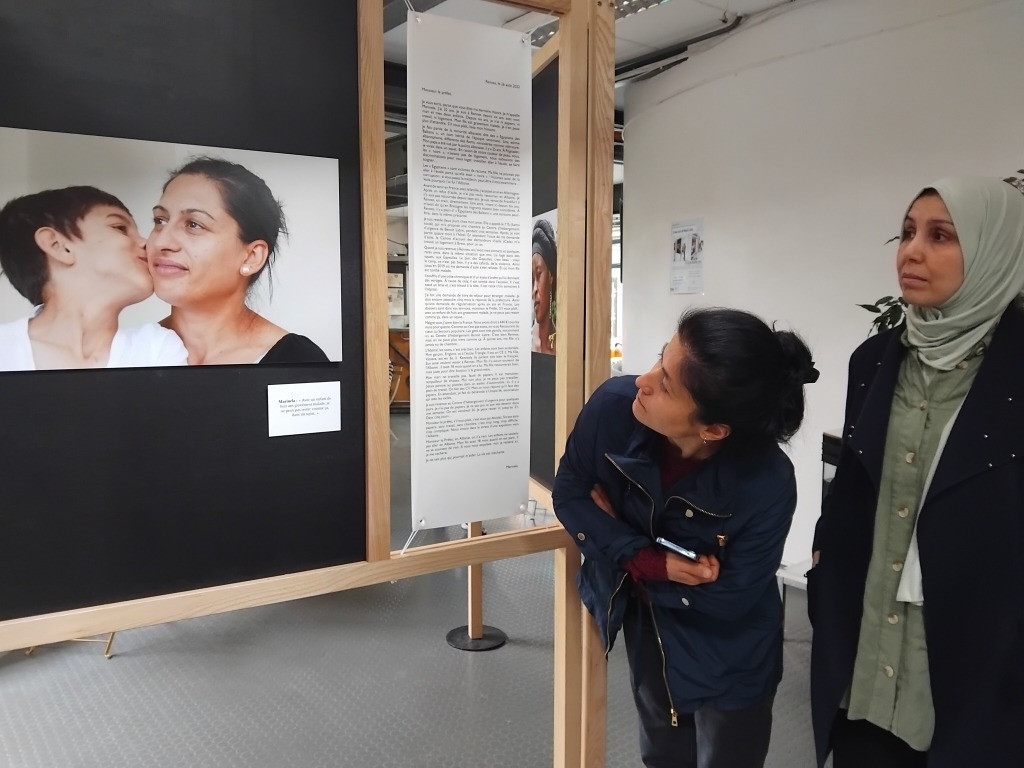 Retour sur le vernissage-de-l-exposition-je-vous-ecris-de-benoit-labre-a-la-mediatheque-de-chateaubourg