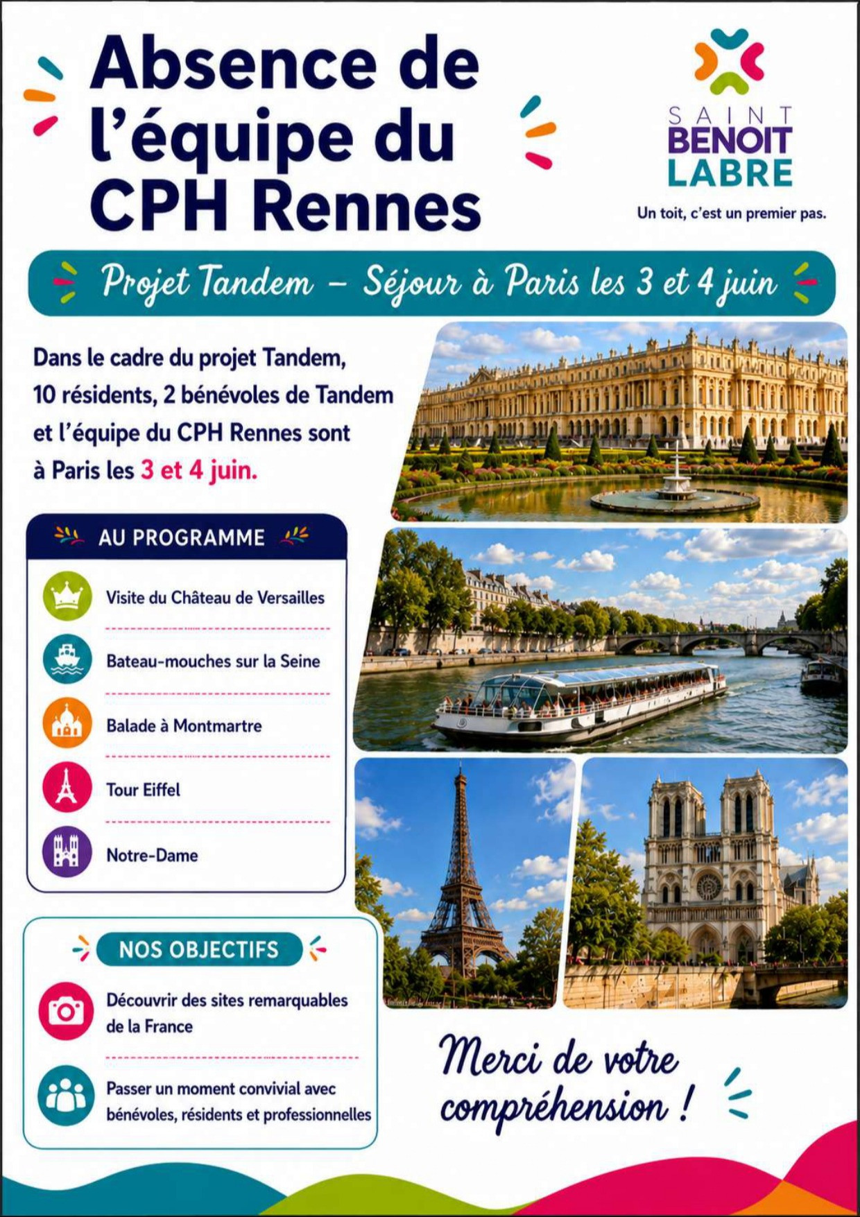 Le CPH en séjour à Paris